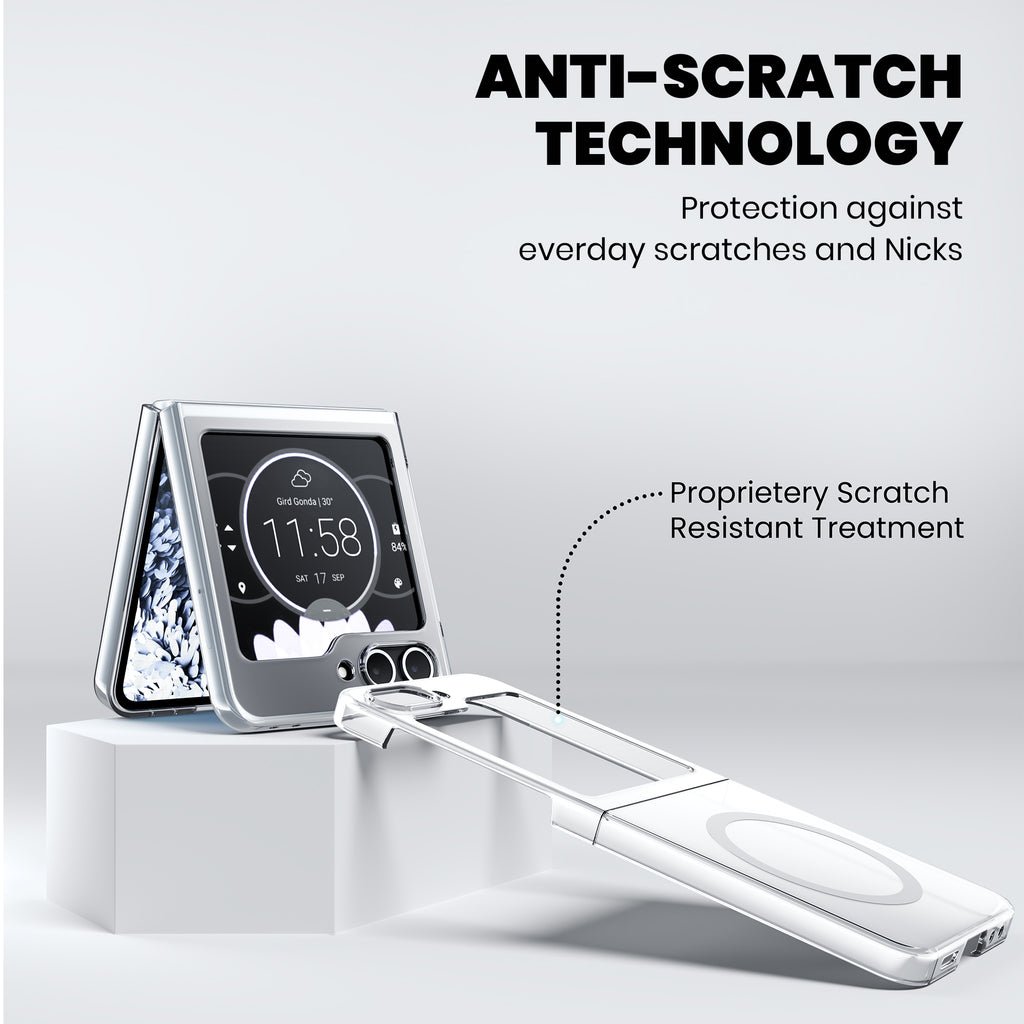 Anti Yellow Magsafe Clear Case for Samsung  Galaxy Z Flip 3