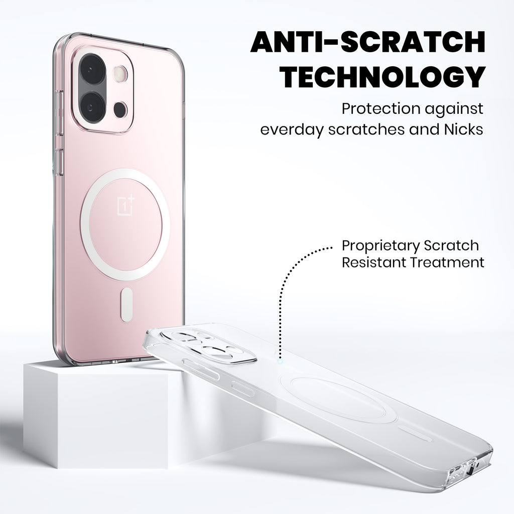 Anti Yellow Magsafe Clear Case for OnePlus Nord CE 2 5G