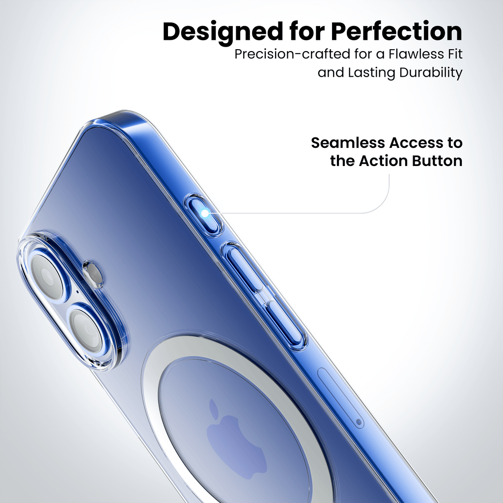 Anti Yellow Magsafe Clear Case for iPhone 16 Plus