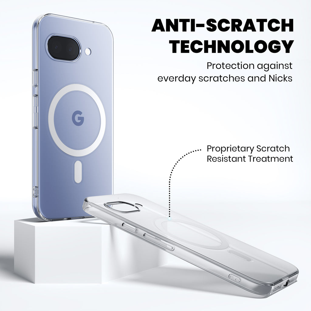 Anti Yellow Magsafe Clear Case for Google Pixel 9A
