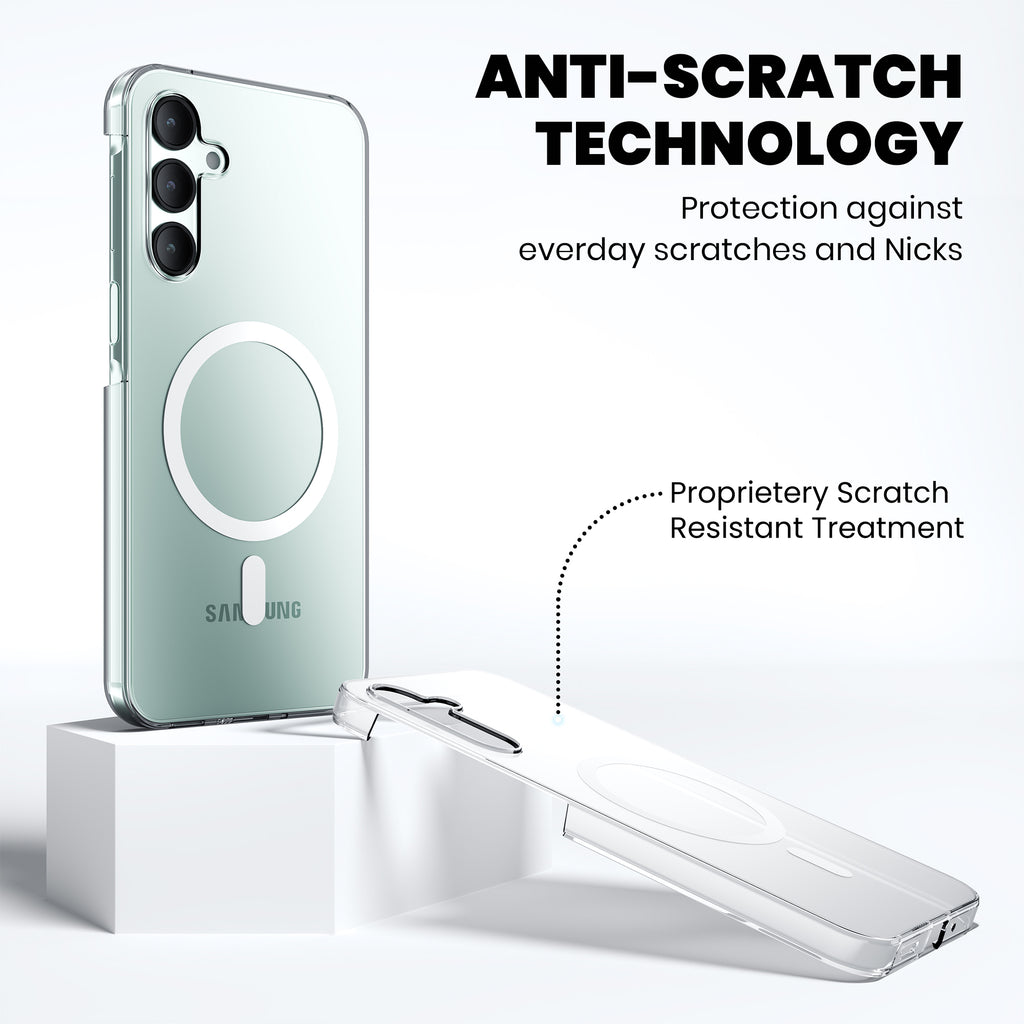 Anti Yellow Magsafe Clear Case for Samsung Galaxy A55 5G