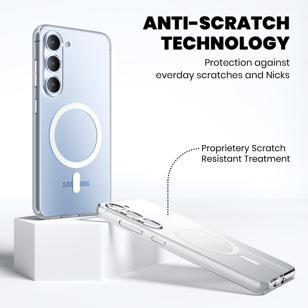 Anti Yellow Magsafe Clear Case for Samsung Galaxy S25 FE