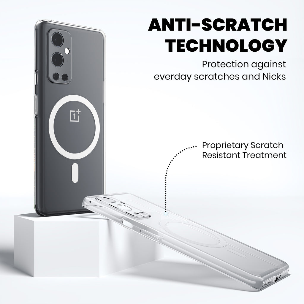 Anti Yellow Magsafe Clear Case for OnePlus 9R