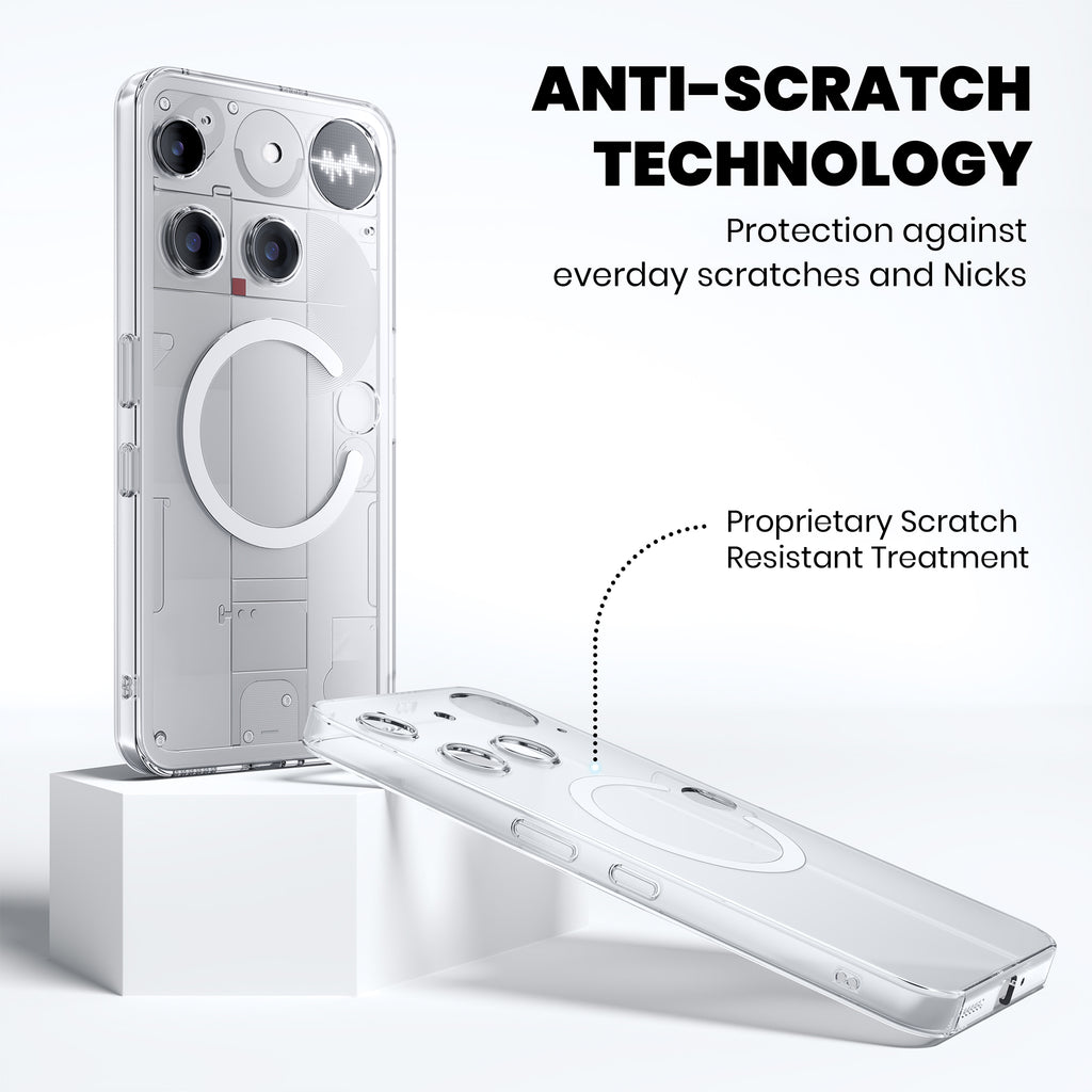 Anti Yellow Magsafe Clear Case for Nothing Phone 3