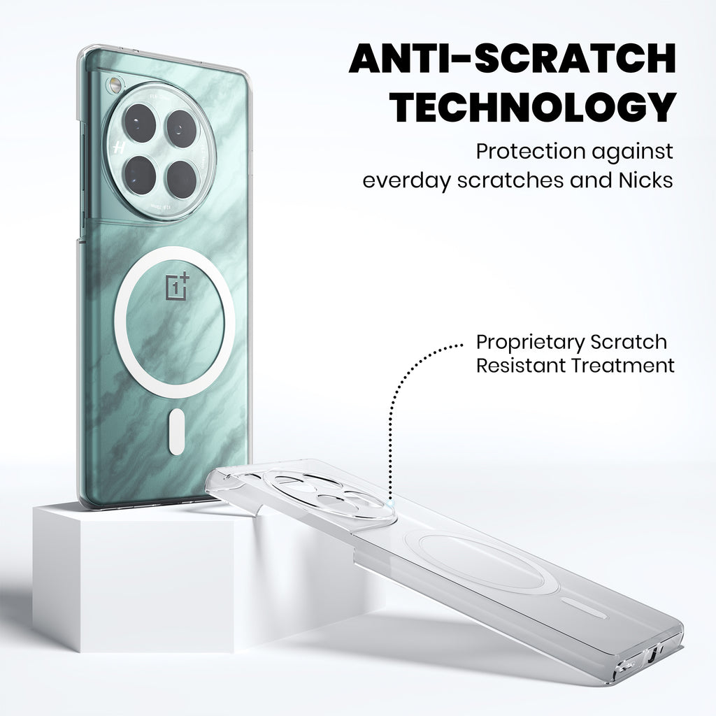 Anti Yellow Magsafe Clear Case for OnePlus 12