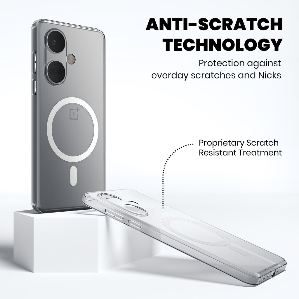 Anti Yellow Magsafe Clear Case for Oneplus Nord CE 3