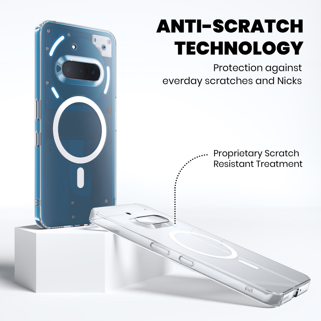 Anti Yellow Magsafe Clear Case for Nothing Phone 3a