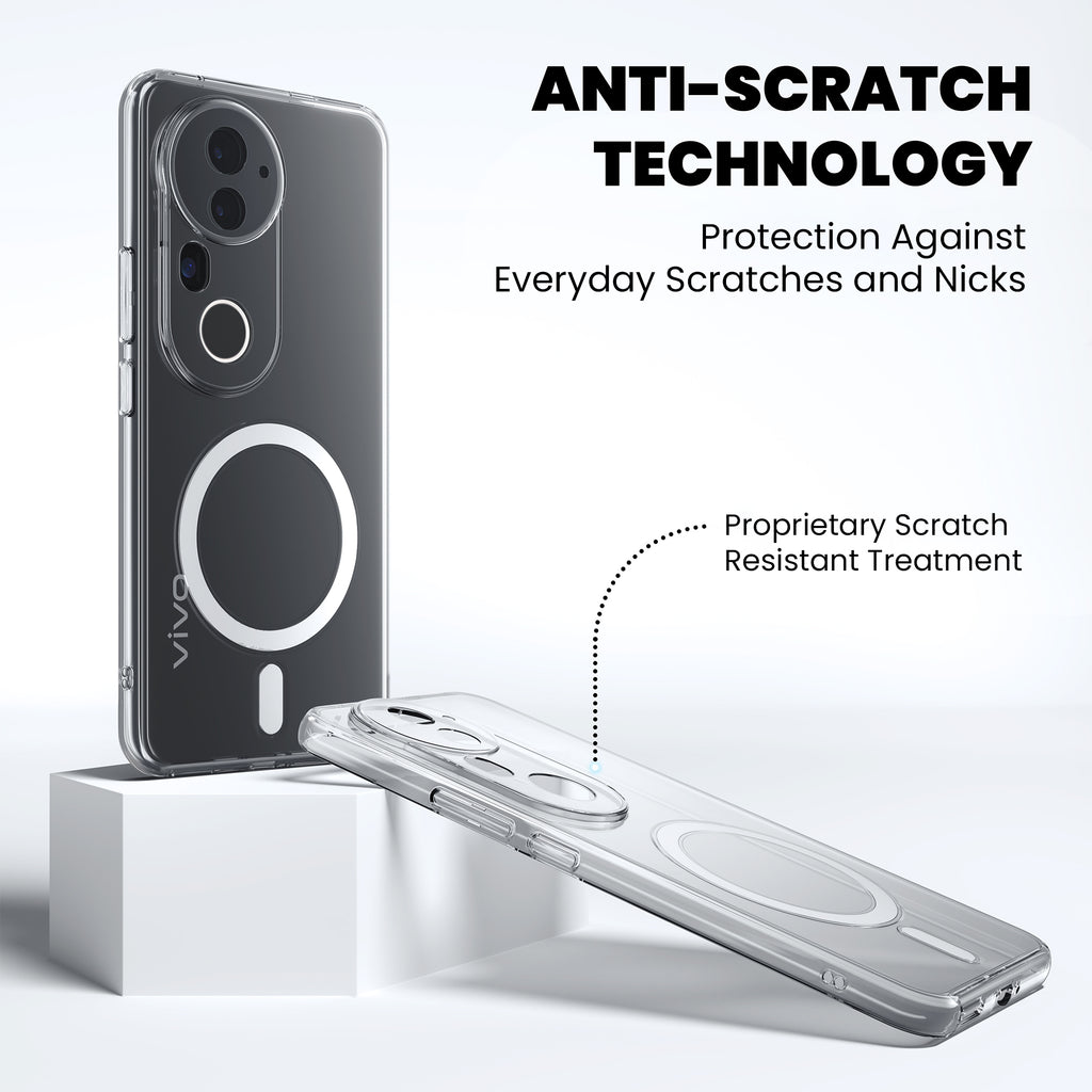 Anti Yellow Magsafe Clear Case for Vivo V50