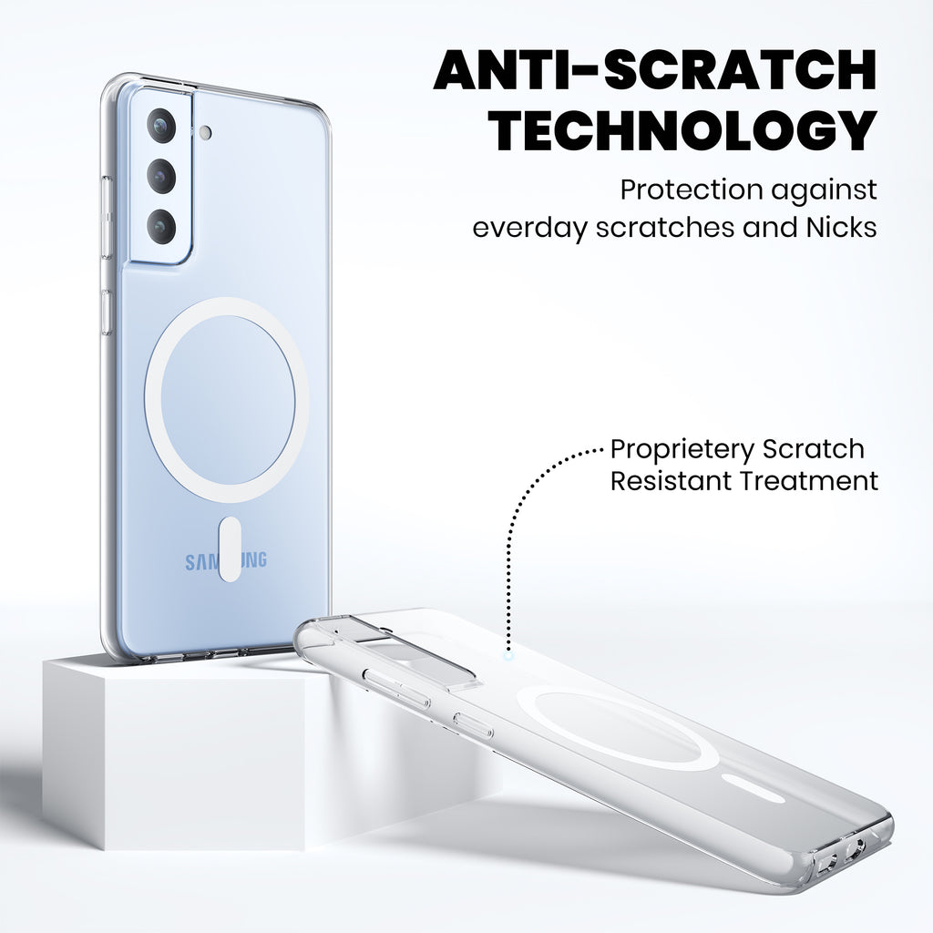 Anti Yellow Magsafe Clear Case for Samsung Galaxy S21 FE 5G