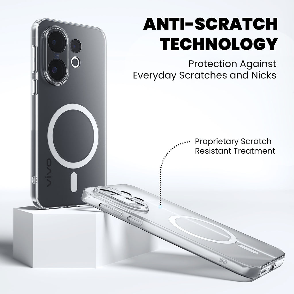 Anti Yellow Magsafe Clear Case for Vivo V60e