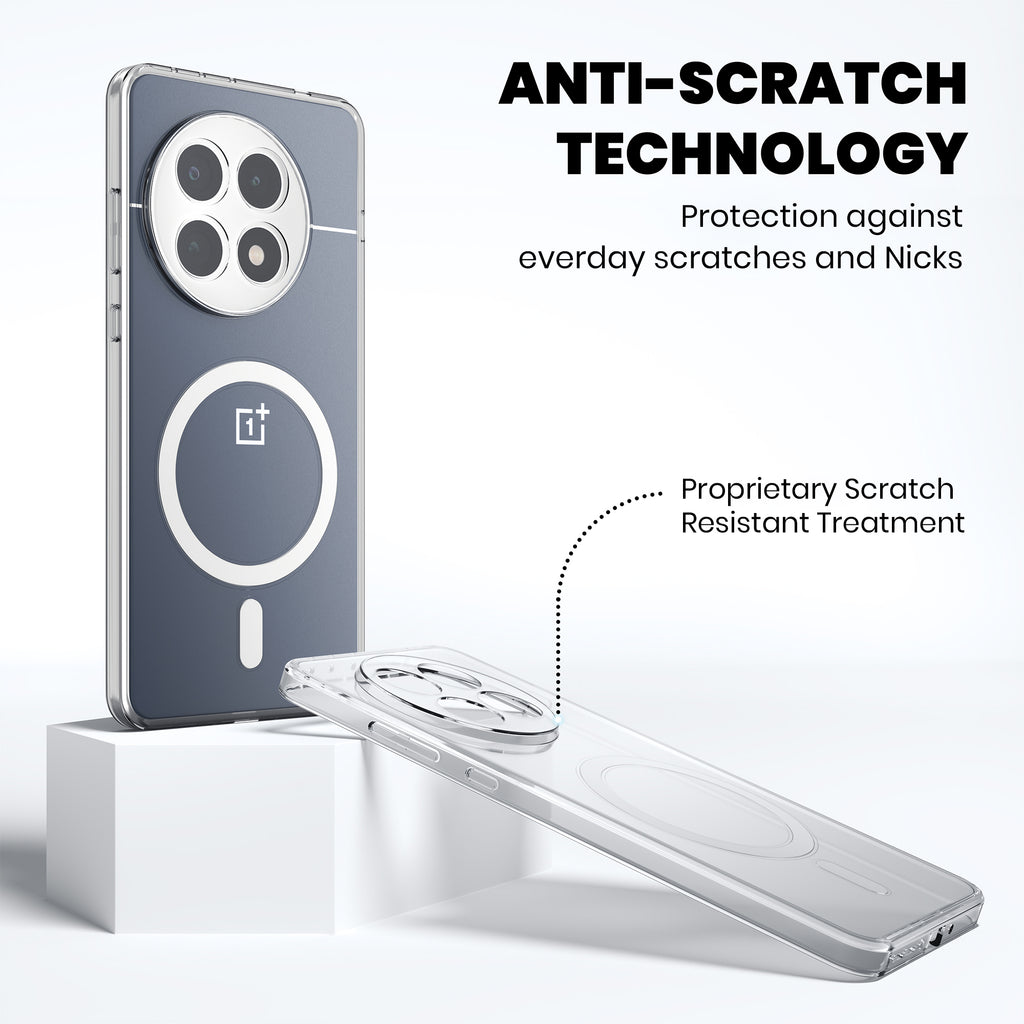 Anti Yellow Magsafe Clear Case for OnePlus 13R