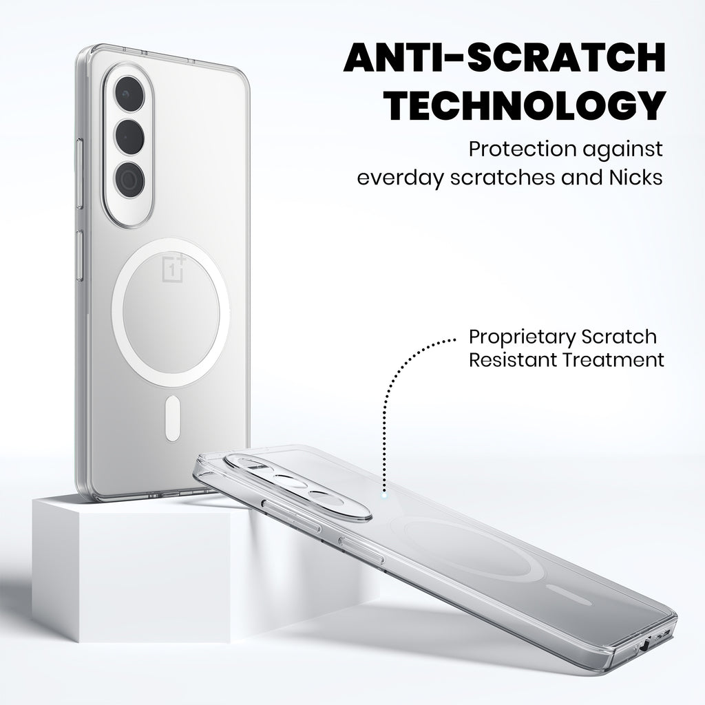 Anti Yellow Magsafe Clear Case for Oneplus Nord Ce 4 Lite