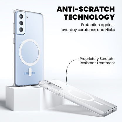 Anti Yellow Magsafe Clear Case for Samsung Galaxy S22 5G