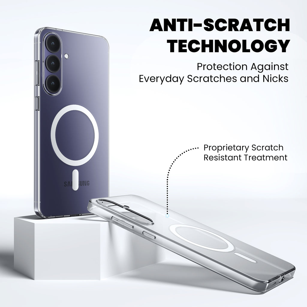 Anti Yellow Magsafe Clear Case for Samsung Galaxy S26