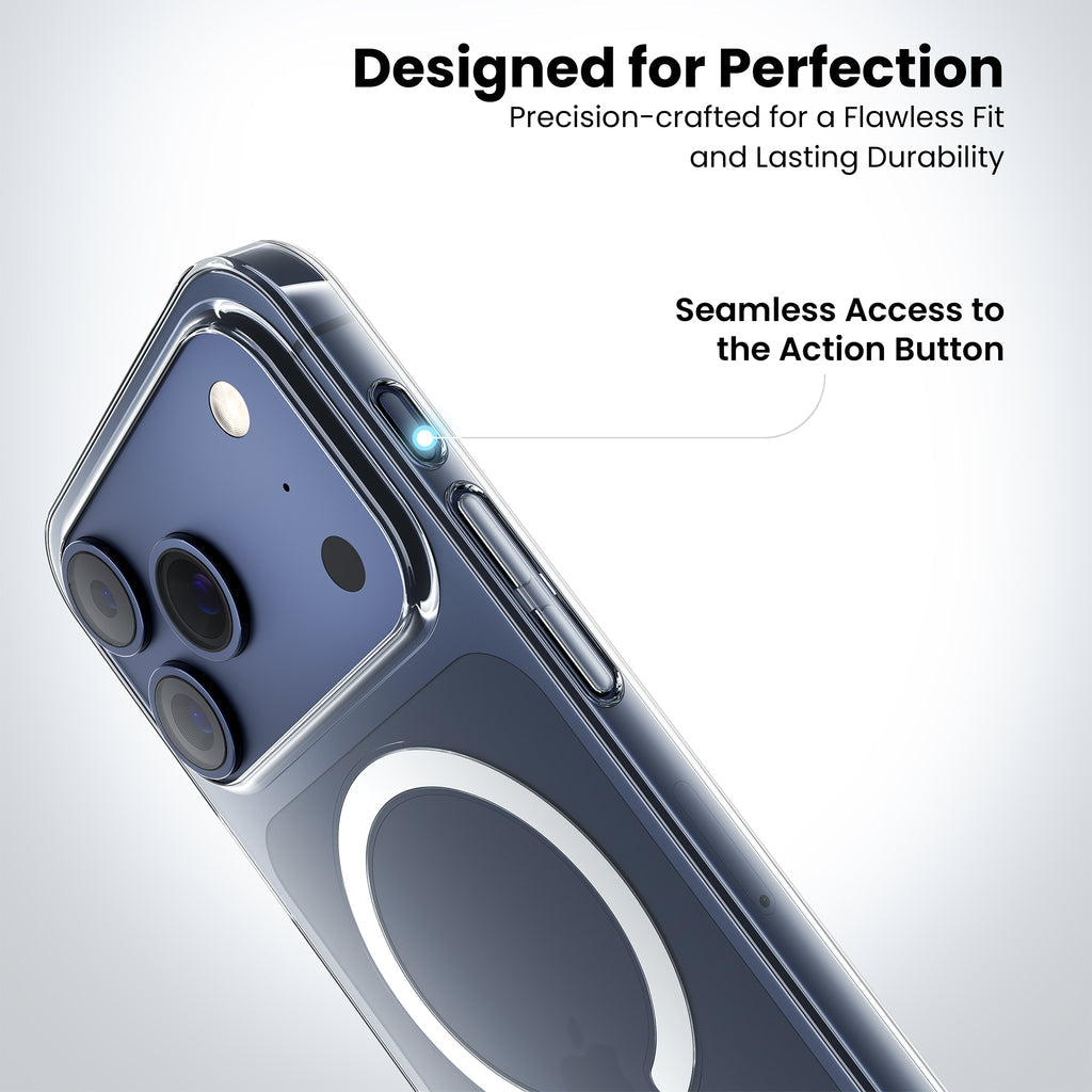 Anti Yellow Magsafe Clear Case for iPhone 17 Pro Max