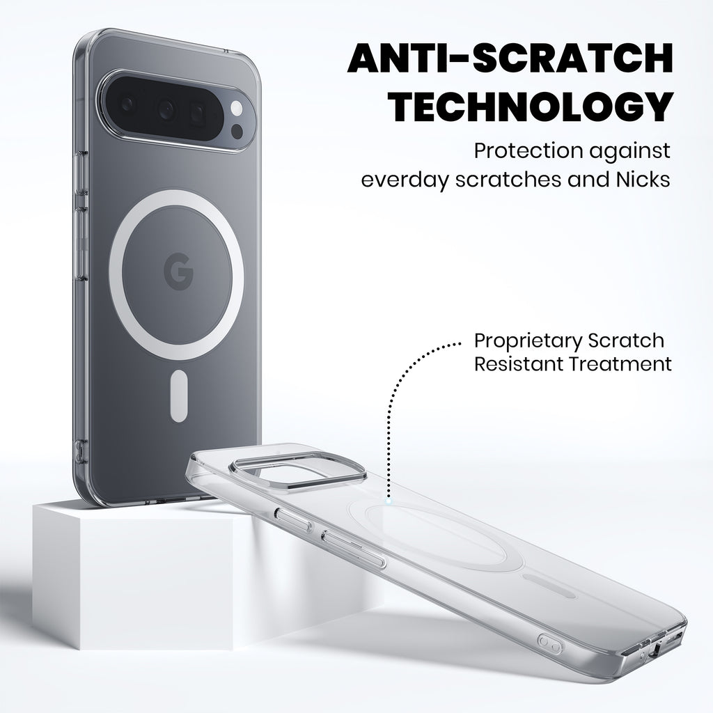 Anti Yellow Magsafe Clear Case for Google Pixel 9 Pro XL