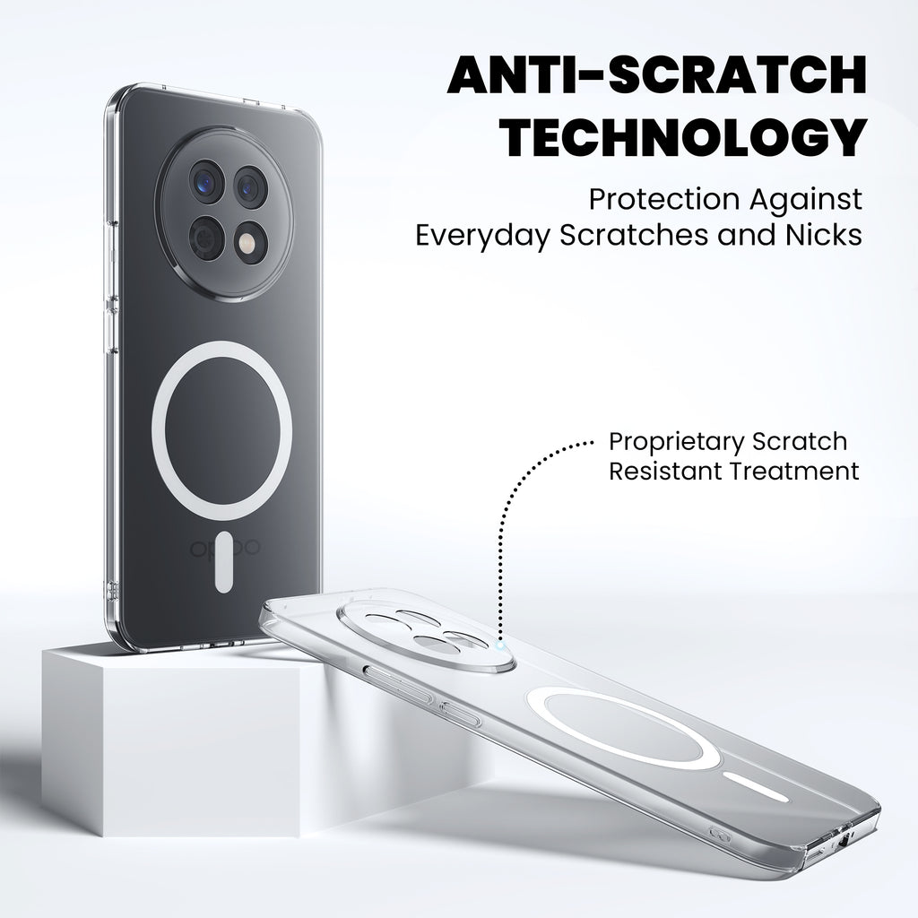 Anti Yellow Magsafe Clear Case for Oppo F29 Pro