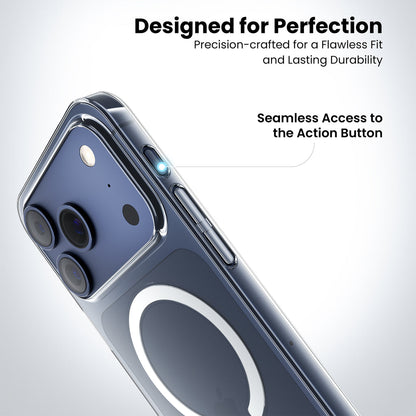 Anti Yellow Magsafe Clear Case for iPhone 17 Pro