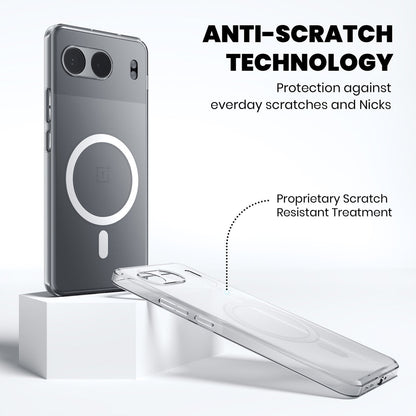 Anti Yellow Magsafe Clear Case for Oneplus Nord 4