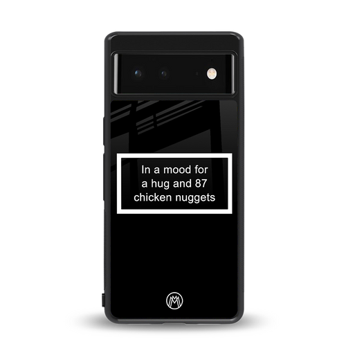 87 chicken nuggets black edition back phone cover | glass case for Google Pixel 6A
