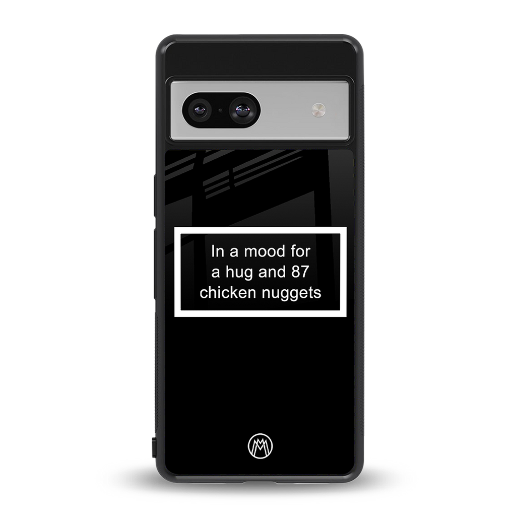87 chicken nuggets black edition back phone cover | glass case for Google Pixel 7A