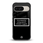87 chicken nuggets black edition back phone cover | glass case for google pixel 9