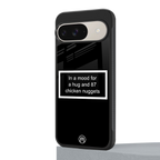87 chicken nuggets black edition back phone cover | glass case for google pixel 9