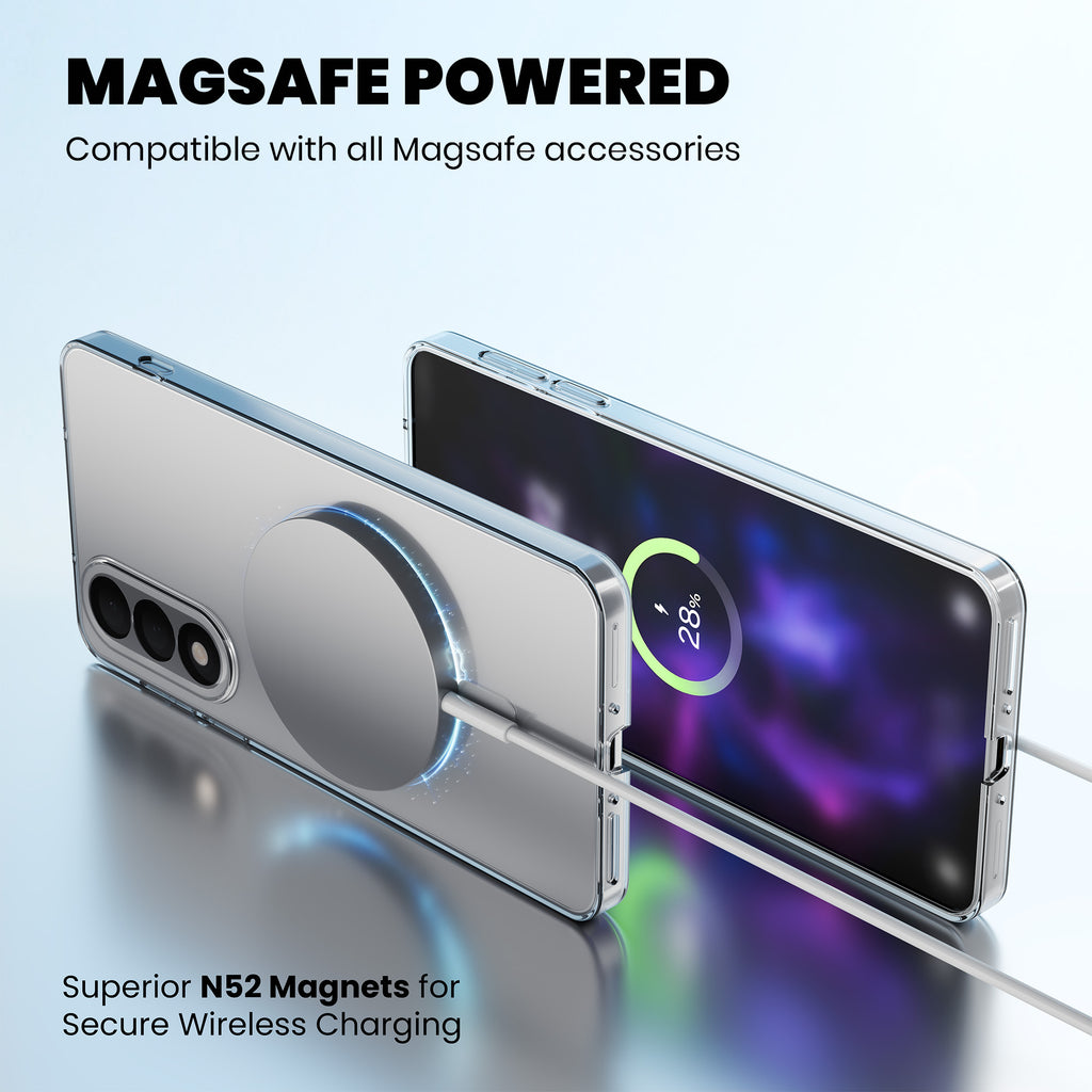 Anti Yellow Magsafe Clear Case for OnePlus Nord CE 5G