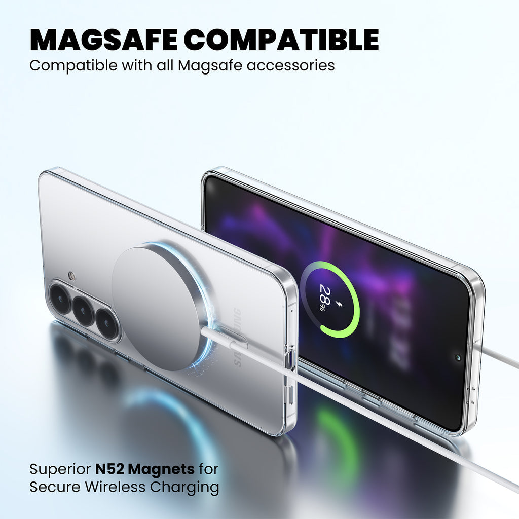 Anti Yellow Magsafe Clear Case for Samsung Galaxy S26