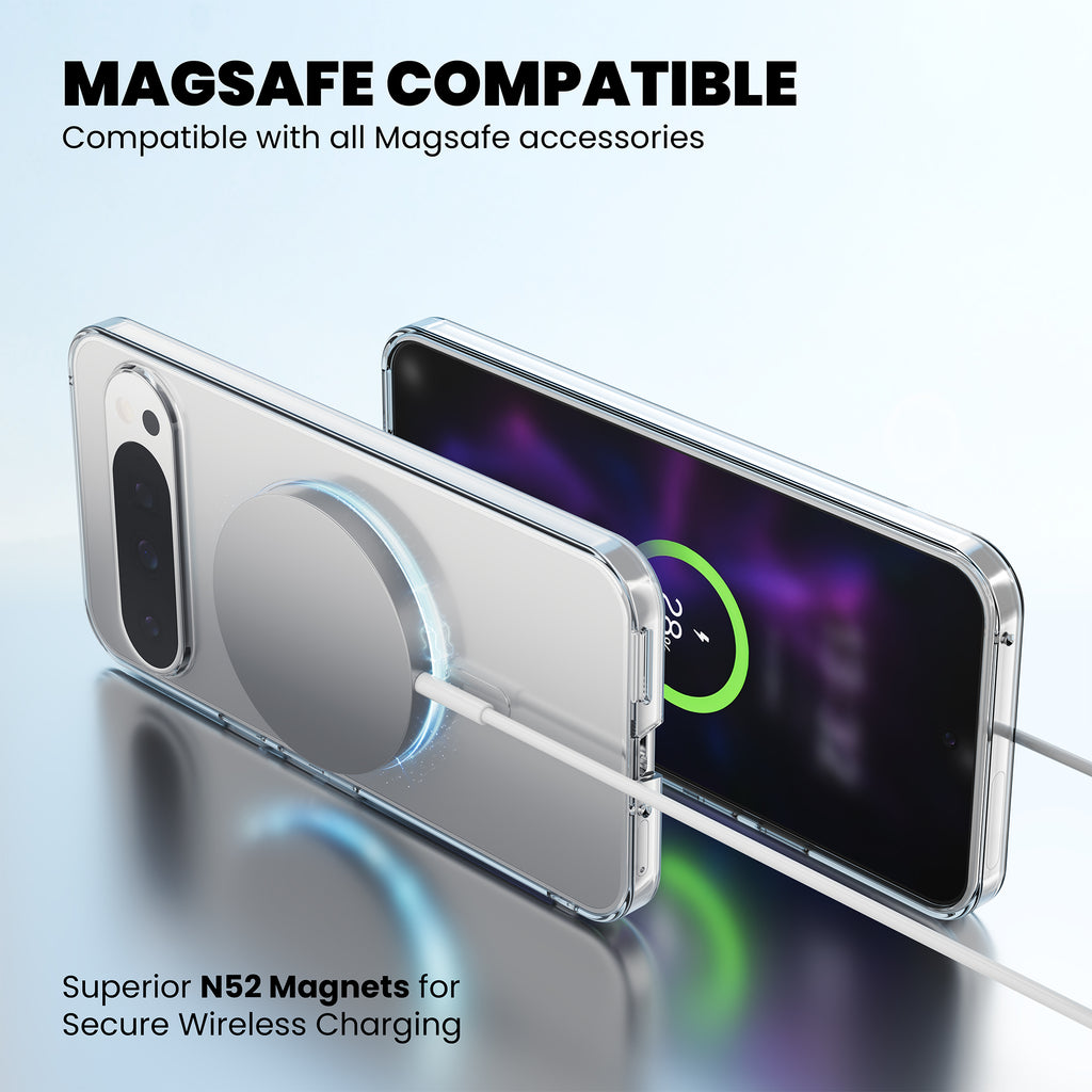 Anti Yellow Magsafe Clear Case for Google Pixel 9 Pro