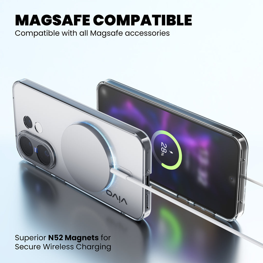 Anti Yellow Magsafe Clear Case for Vivo V60