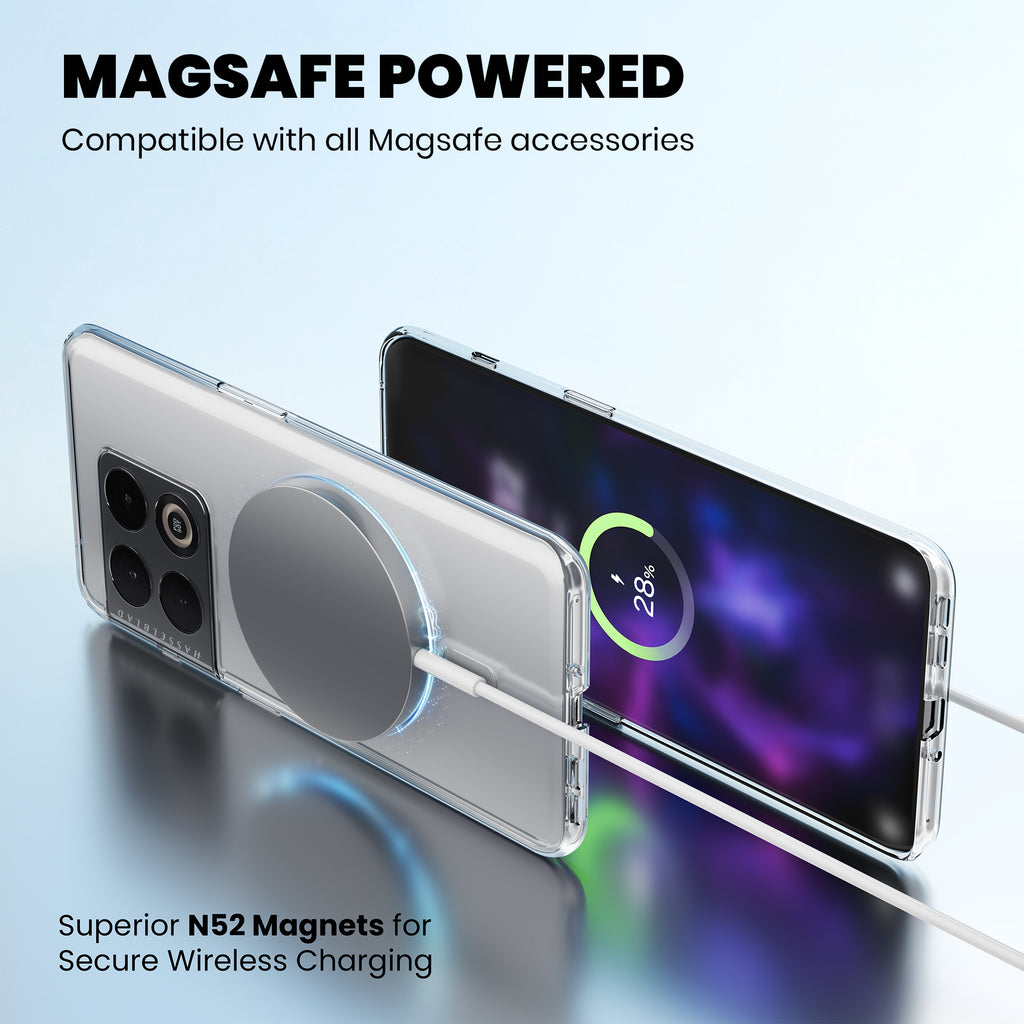 Anti Yellow Magsafe Clear Case for OnePlus 10 Pro 5G