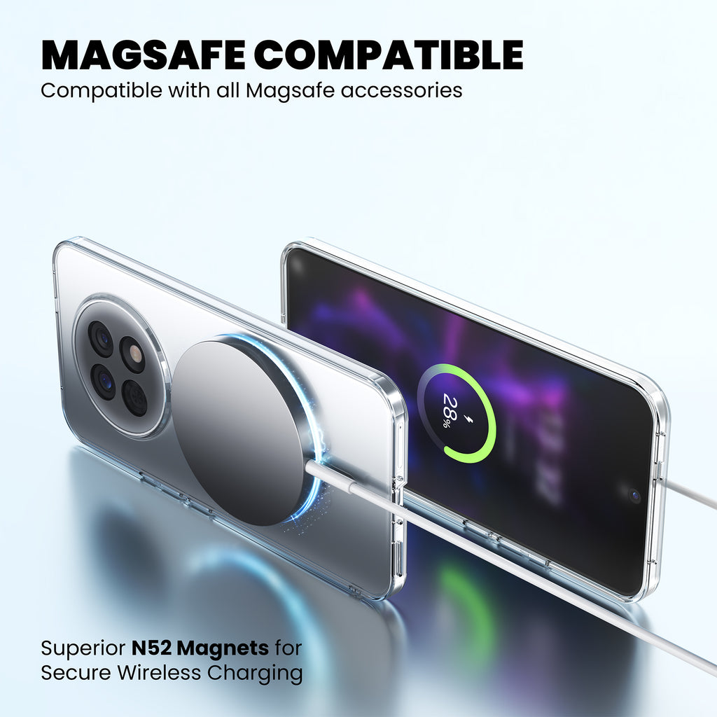 Anti Yellow Magsafe Clear Case for Oppo F29 5G