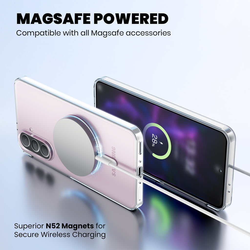 Anti Yellow Magsafe Clear Case for Samsung Galaxy A17 5G