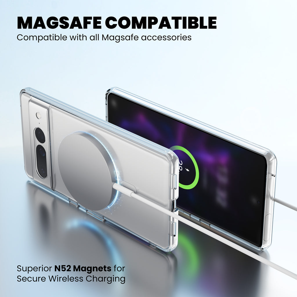 Anti Yellow Magsafe Clear Case for Google Pixel 7 Pro