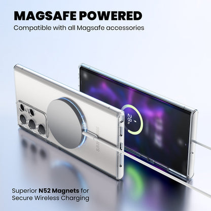 Anti Yellow Magsafe Clear Case for Samsung Galaxy S24 Ultra