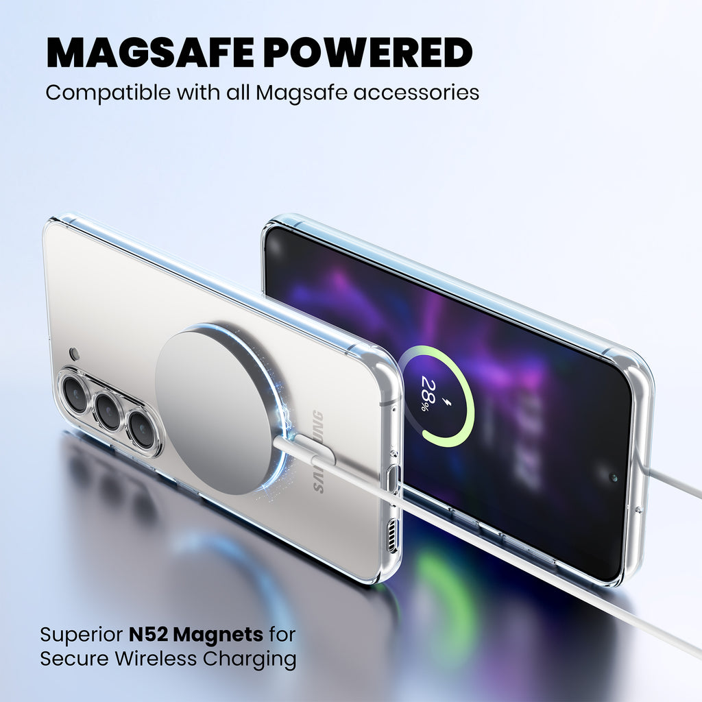 Anti Yellow Magsafe Clear Case for Samsung Galaxy S23 Plus