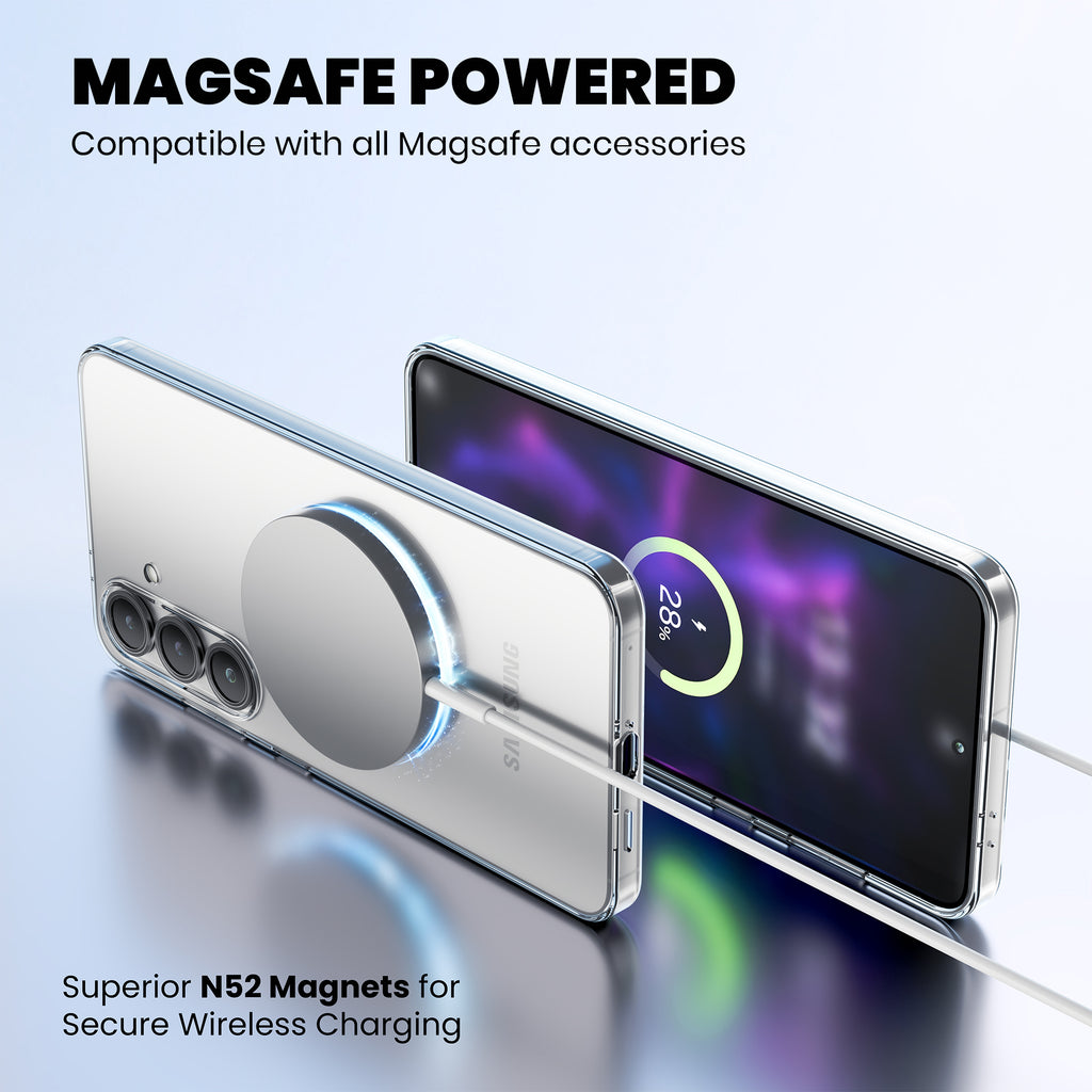 Anti Yellow Magsafe Clear Case for Samsung Galaxy A16 5G