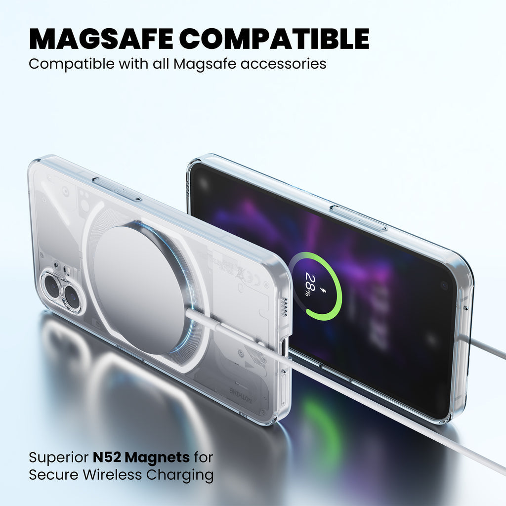 Anti Yellow Magsafe Clear Case for Nothing Phone 1