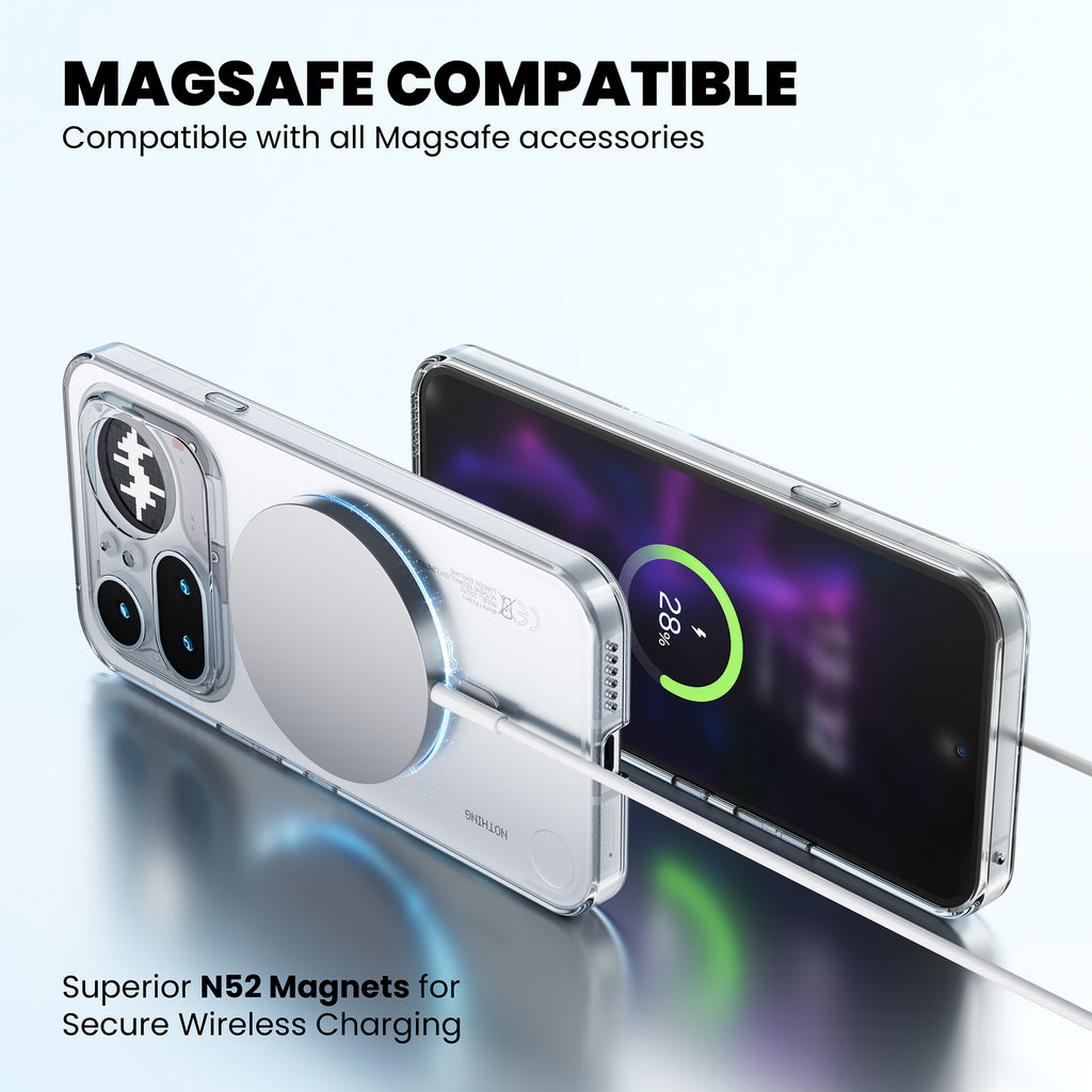 Anti Yellow Magsafe Clear Case for Nothing Phone 4A Pro