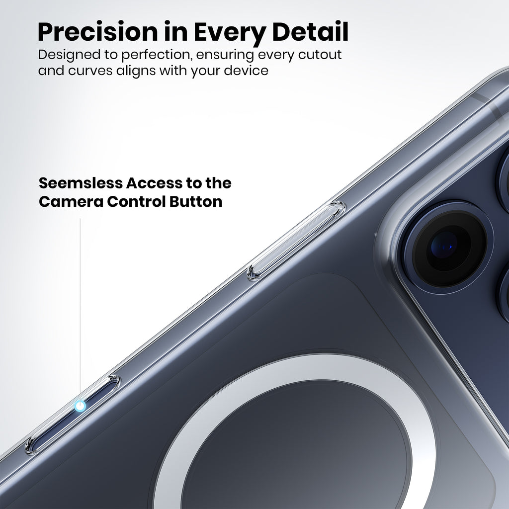 Anti Yellow Magsafe Clear Case for iPhone 17 Pro Max