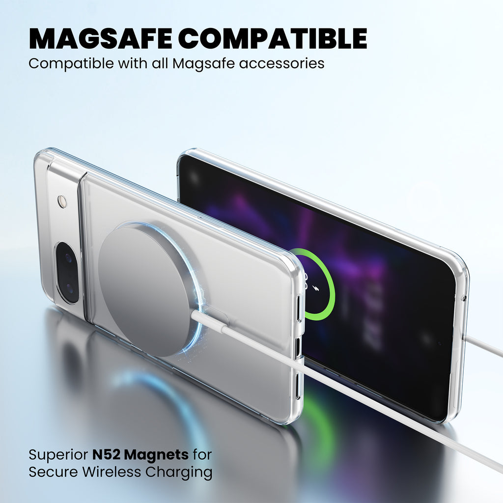 Anti Yellow Magsafe Clear Case for Google Pixel 7A