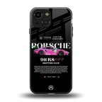 911 drifting club back phone cover | glass case for iphone 13 mini
