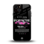911 drifting club back phone cover | glass case for iphone 13