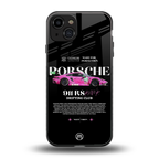 911 drifting club back phone cover | glass case for iphone 15