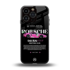 911 drifting club back phone cover | glass case for iphone 16 pro