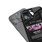 911 drifting club back phone cover | glass case for iphone 14 plus