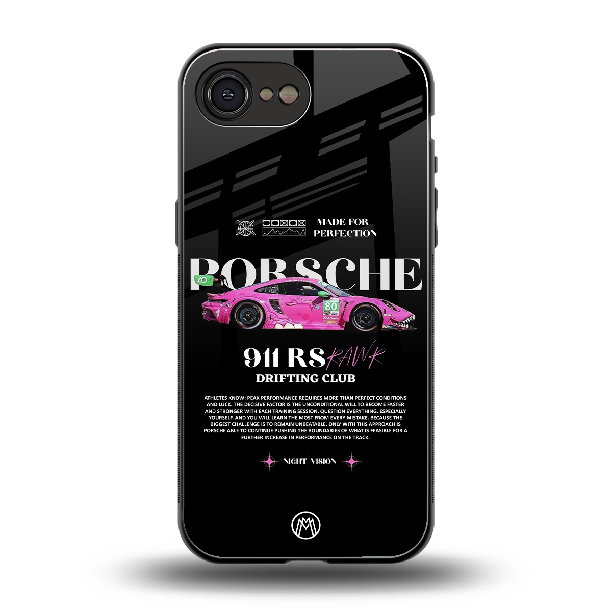 911 drifting club back phone cover | glass case for iphone 16e