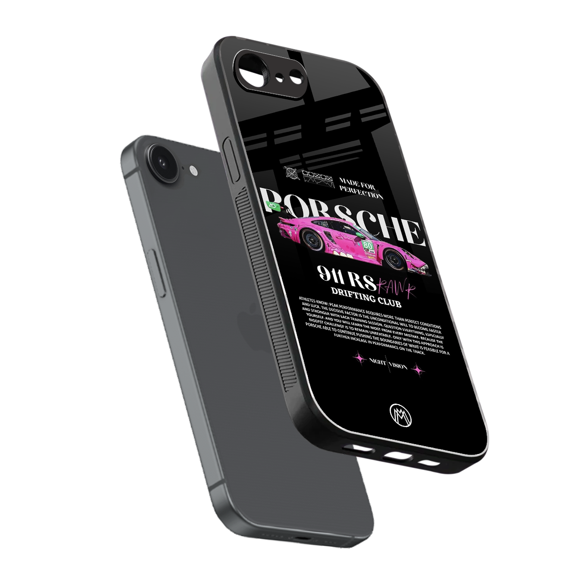911 drifting club back phone cover | glass case for iphone 16e