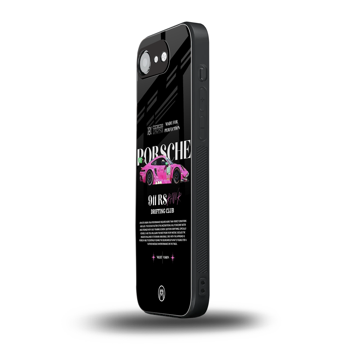 911 drifting club back phone cover | glass case for iphone 16e